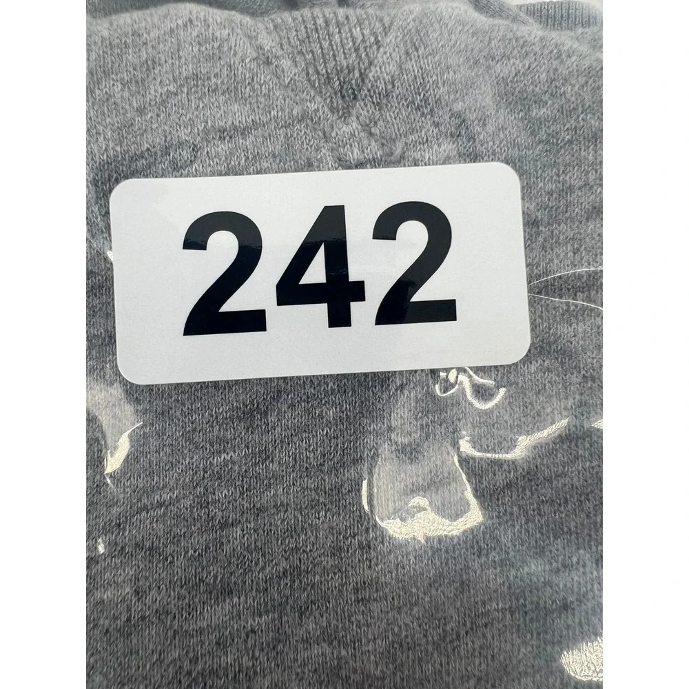 Polo Ralph Lauren Grey Hoodie Bear‎ Logo Pullover Sweatshirt Size S